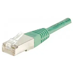 Comparateur de prix : Dexlan Cordon RJ45 catégorie 6 F/UTP vert - 1 m