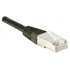 Comparateur de prix : Dexlan utp cat6 1m câble de réseau noir u/utp (utp)