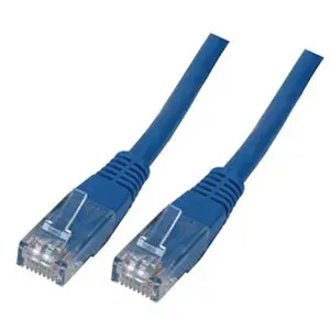 EXC Câble Réseau - GENERIQUE - Cordon RJ45 CAT. 6 U/UTP 1m Bleu 854213 pas cher
