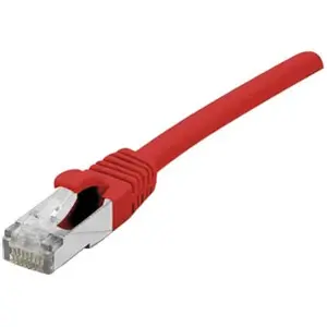 Câble Réseau - GENERIQUE - Cordon RJ45 Cat 6 F/UTP PVC rouge certif GR... pas cher