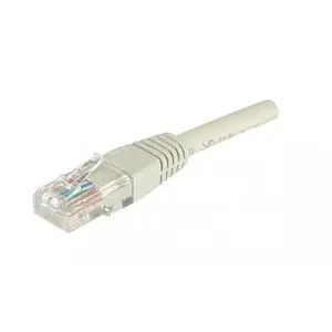 Dexlan Câble Réseau - GENERIQUE - Cordon RJ45 U/UTP CAT 6 Gris - 10m 854187 pas cher