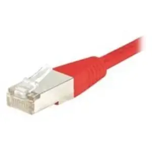Comparateur de prix : Dexlan CONNECT 0.15 m en cuivre/Aluminium RJ45 Cat. 5e F/UTP Patch Cord   Rouge