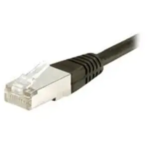 EXC Dexlan CONNECT 0,15 m Cuivre/Aluminium RJ45 Cat. 5e F/UTP Patch Cordon   Noir pas cher
