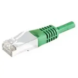 Comparateur de prix : Dexlan CONNECT 0.15 m en cuivre/Aluminium RJ45 Cat. 5e F/UTP Patch Cord   Vert