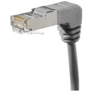 Dexlan Câble Réseau - GENERIQUE - Cordon S/FTP Cat 6a coude bas Gris - 3,00 m ECF-854305 pas cher