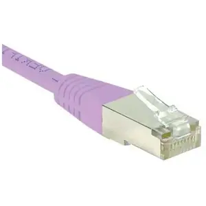 Inconnu CONNECT 2 m Cuivre RJ45 Cat. 6 S/FTP Cordon Patch Rose pas cher
