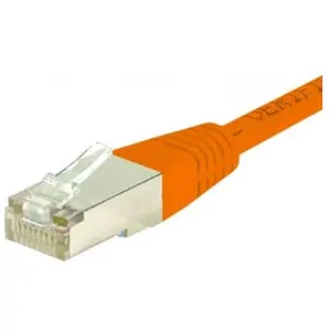 Comparateur de prix : MCAD CONNECT 0,50 m Cuivre RJ45 Cat. 6 S/FTP Cordon Patch   Orange