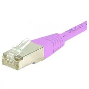 Inconnu CONNECT 0.50 m en cuivre RJ45 Cat. 6 S/FTP Patch Cord   Rose pas cher
