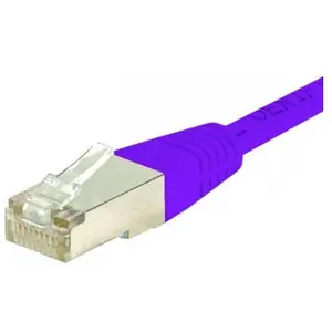 Inconnu CONNECT 2 m Cuivre RJ45 Cat. 6 S/FTP Cordon Patch Violet pas cher
