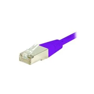 EXC Inconnu CONNECT 0.15 m en cuivre RJ45 Cat. 6 S/FTP Patch Cord   Violet pas cher