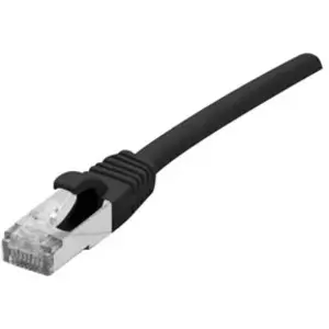 Comparateur de prix : Fröhlich + walter DEXLAN Cordon RJ45 sur cable CAT 7 S/FTP LSOH SNG noir - 0,5 m