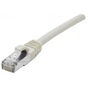 Comparateur de prix : Dexlan Cordon Patch Rj45 S/ftp sur Cable cat 7 Ls0h Gris - 0,5 m