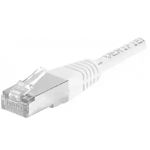 Câble Réseau - DEXLAN - Cordon RJ45 CAT6A S/FTP - 7.5m / Blanc 858366 pas cher