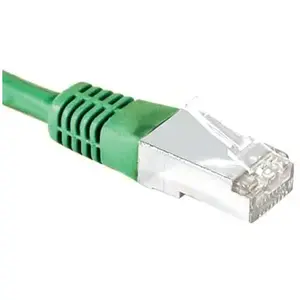 Dexlan CONNECT 0,50 m Cuivre RJ45 Cat. 6 a S/FTP Cordon Patch   Vert pas cher