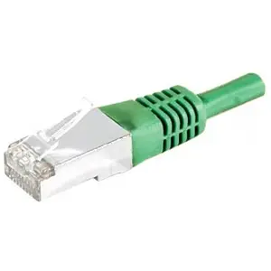 Comparateur de prix : Dexlan CONNECT EXC 858349 Câble de raccordement FTP en cuivre Cat6a RJ45 Vert