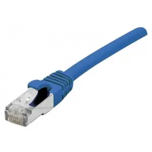 Connect OEM DEXLAN Cordon RJ45 catégorie 6A S/FTP LSOH snagless bleu - 1,5 m pas cher
