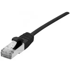 Dexlan Fröhlich + walter Cordon Patch Blindé Rj45 Fin Noir 0.3m Cat 6a S/ftp Lsoh Sng pas cher