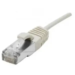 Dexlan Cordon Patch Blindé Rj45 Fin Gris 5m Cat 6a S/ftp Lsoh Sng pas cher