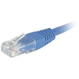 EXC Connect Cordon patch RJ45 RJ45 Cat.6a F/UTP en cuivre Bleu 15 m pas cher