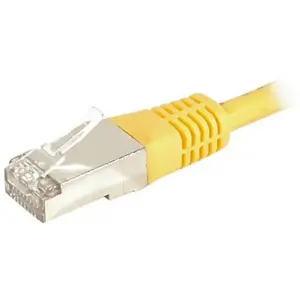 Comparateur de prix : CONNECT 15 m Full Cuivre RJ45 Cat. 6 a Cordon Patch F/UTP   Jaune