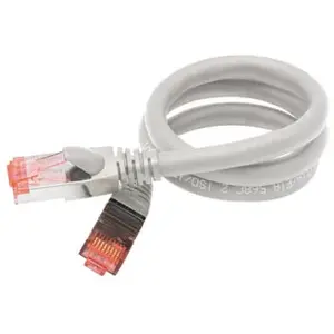 Cordon RJ45 catégorie 6A u/ftp ultra flexible gris - 0,25 m (859458) - Exertis Connect pas cher