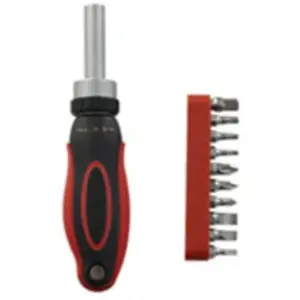 ABIX Tournevis - Marque - Modèle - Embouts plats 3.5.6 mm - Embouts philips 0.1.2 - Embouts torx