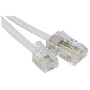 Comparateur de prix : konektikpc Exertis Connect - Cordon téléphonique RJ11 vers RJ45 Blanc - 7.00M (911746)