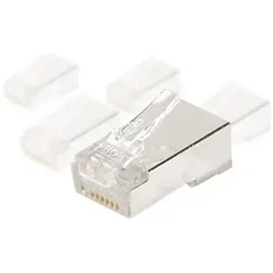 Comparateur de prix : KONEKTIKPC Dexlan Sachet de 10 Connecteurs 8/8 RJ45 blindé avec insert