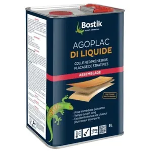 Colle néoprène Agoplac DI liquide bidon 5L - BOSTIK - 30604779 pas cher