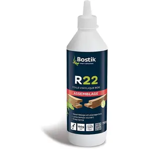 Colle vinylique R22 prise lente biberon de 750g - BOSTIK - 30604648 pas cher