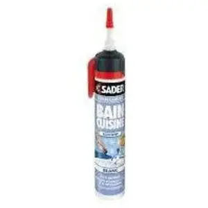Bostik - Cartouche Silicone blanc 200ml, pistolet intégré sader pas cher