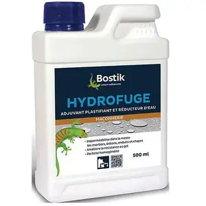Hydrofuge liquide BOSTIK - imperméabilisation sols et murs - 500 mL pas cher