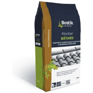 Bostik Mortier bâtard Bostik 5kg pas cher