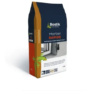 Bostik Mortier de rebouchage à prise rapide - 5kg BOSTIK pas cher