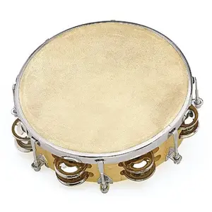 Fuzeau 3991 - Tambourin À Peau Naturelle Avec Cymbalettes Ø 20 Cm pas cher