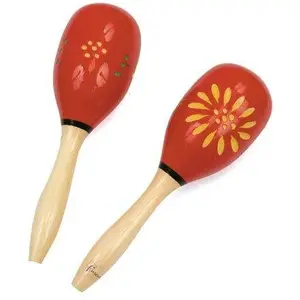 Fuzeau - Paire De Maracas En Bois