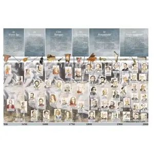 Fuzeau Poster Histoire De La Musique Plastifie 90X60 pas cher