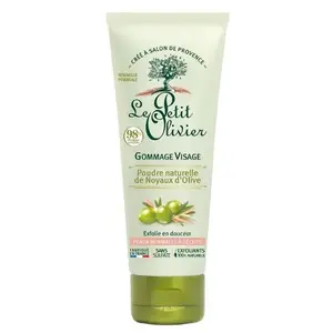 Comparateur de prix : Le Petit Olivier - Gommage Visage Poudre de Noyaux d Olive - Peaux Sèc...