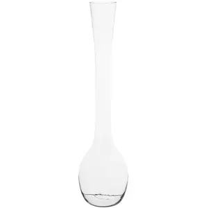 Vase décoratif en verre transparent H80