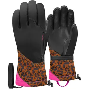 Racer - G Dinasty - Gants ski femme Black Camel - M / 8 pas cher