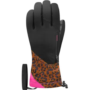 Racer - G Dinasty - Gants ski femme Black Camel - XS / 6 pas cher