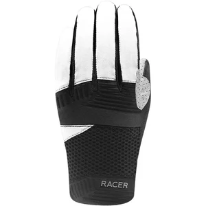 Gants longs racer 1927 air race 3 noir blanc