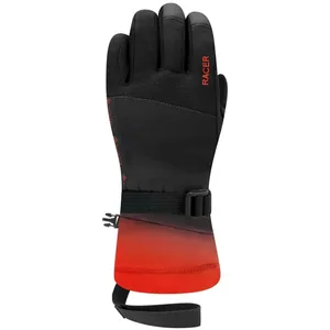 Racer - Gants de ski en GORE-TEX - Giga 6 Black Red - Taille Enfant 12 ans - Rouge pas cher