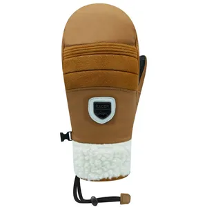 Racer 90 Leather 2 Mitt - Moufles Brown M/8 pas cher