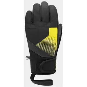 Racer Venom 5 - Gants ski enfant Black / Yellow 8 ans pas cher