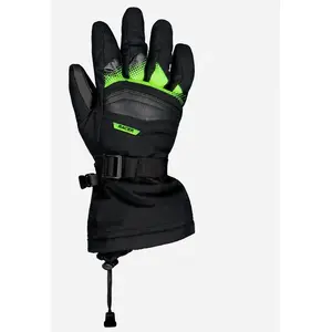Racer Venom 5 - Gants ski enfant Black / Yellow 12 ans pas cher