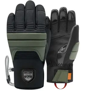 Racer - Glorify 3 - Gants ski Black Green - XS / 6 pas cher