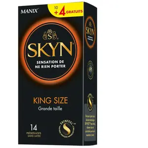 Manix Skin King Size Grande Taille 10 préservatifs + 4 offertsVendu pardocmorris