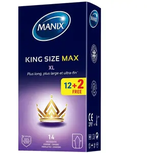 Manix King Size Max Préservatif Maximum Confort 14utsVendu paramazon