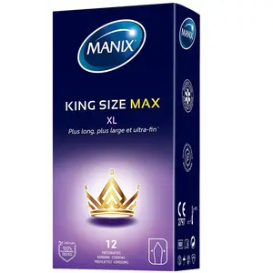 Manix King Size Max 12 préservatifs pas cher